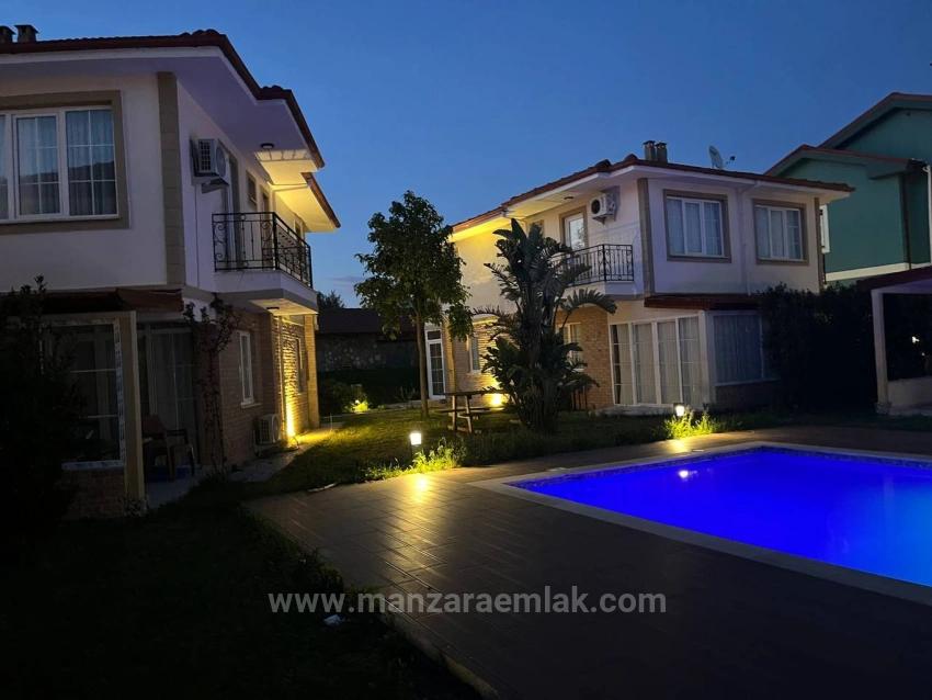 Dalaman Altıntaş Site İçinde Ortak Havuzlu 2+1 Dubleks İkiz Villa