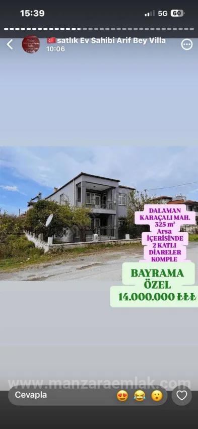 1+0-Zimmer Appartement Zu Verkaufen in Karaçalı Bz. Dalaman - 325 m²
