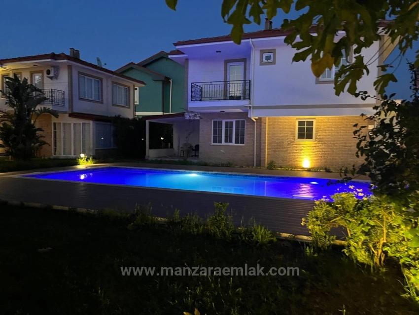 Dalaman Altıntaş Site İçinde Ortak Havuzlu 2+1 Dubleks İkiz Villa