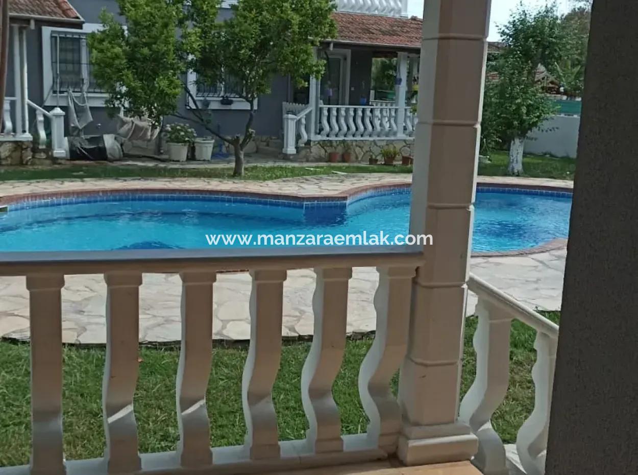 Dalaman Da Havuzlu Sitede Eşyalı Kiralık Villa